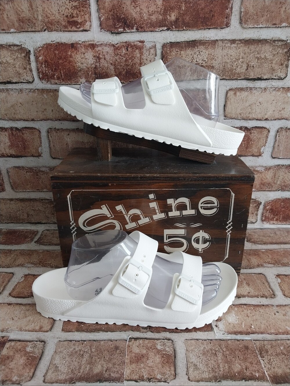 Pre-owned Birkenstock Arizona EVA Sandals